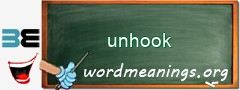 WordMeaning blackboard for unhook